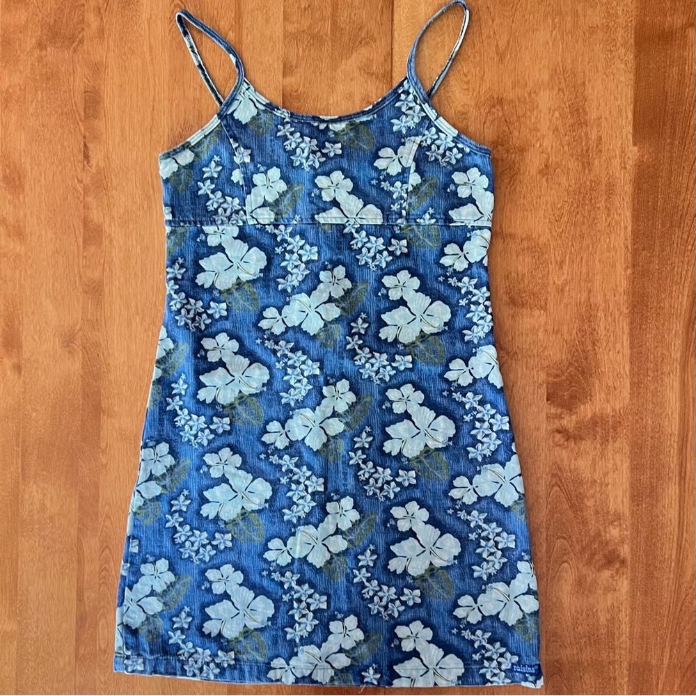 Raisins Hibiscus Print Mini Dress